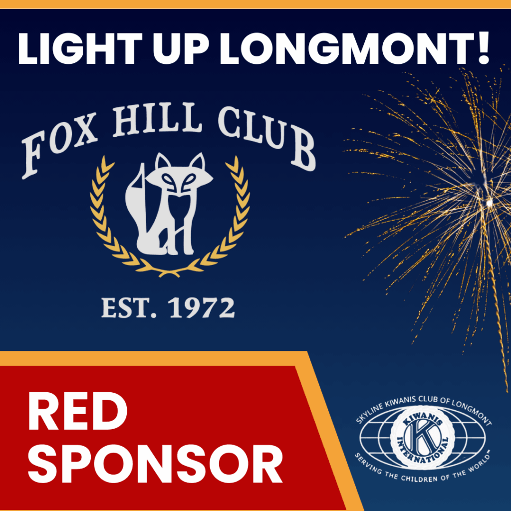Fox Hill Club 2025 Longmont Fireworks Sponsor 