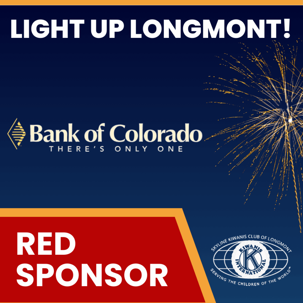 Bank of Colorado Longmont 2025 Longmont Fireworks Sponsor 